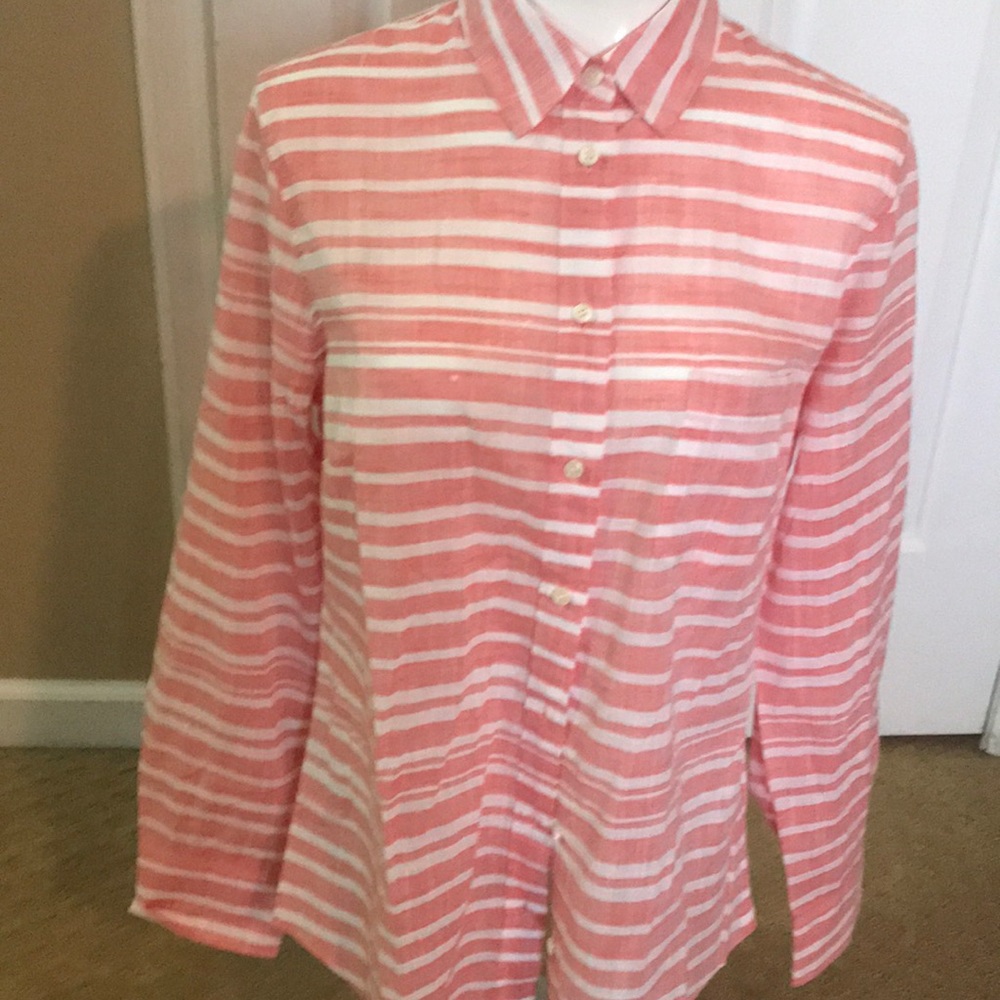 Orange stripped Shirt